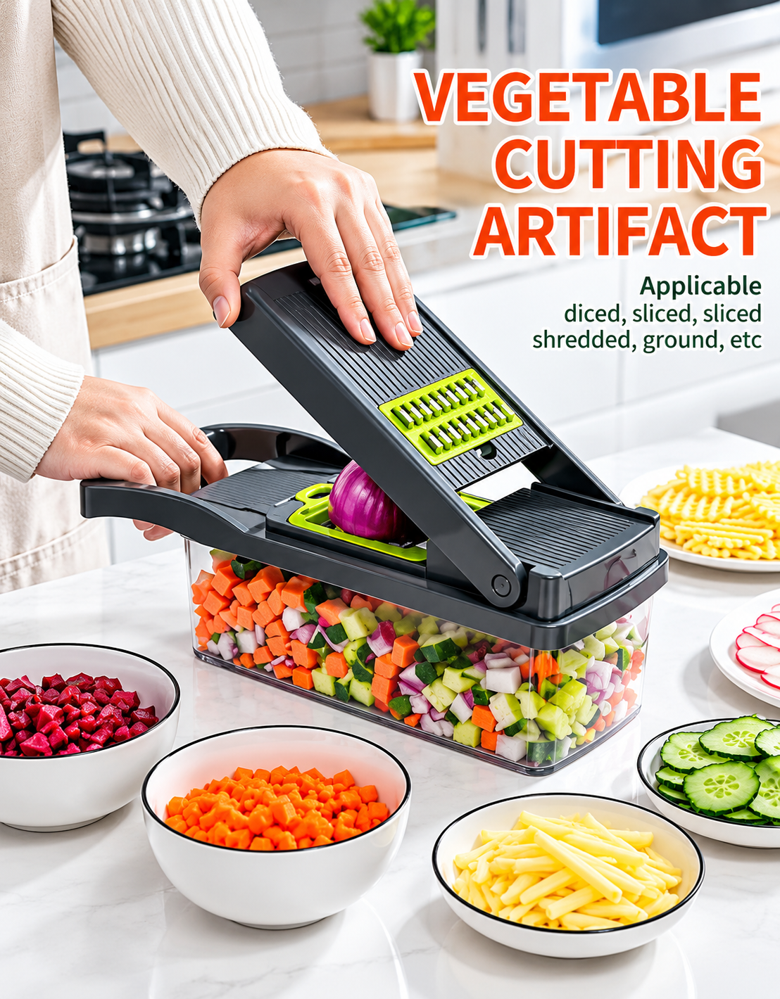 Functional Vegetable Cutter